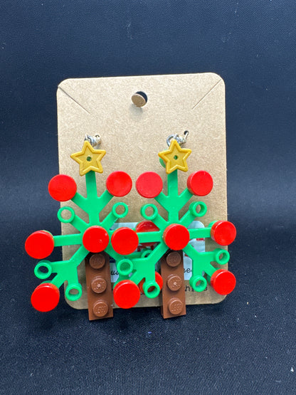 A091 - Large Christmas Tree Earrings