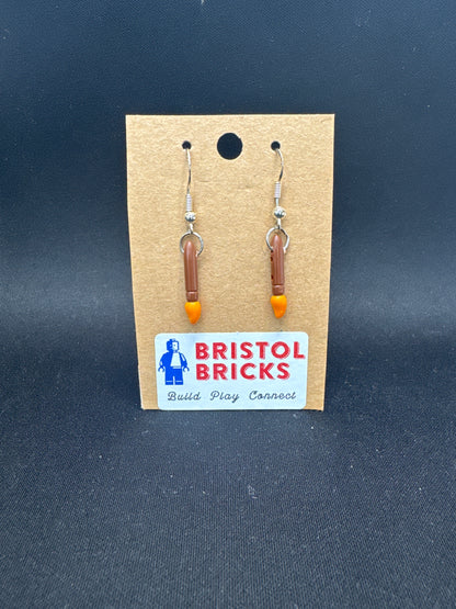 A053 - Paint Brush Earrings