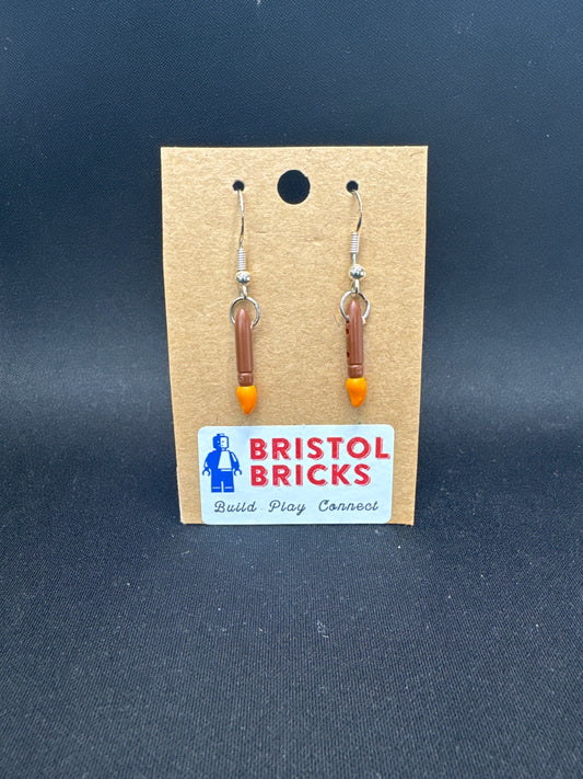 A053 - Paint Brush Earrings