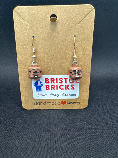 A076 - Minifig Head Earrings