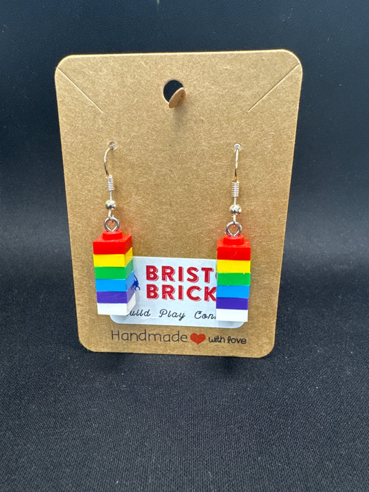 A001 - Rainbow Square Studs