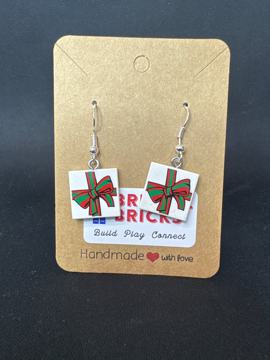 A243 - Christmas Bow Earrings