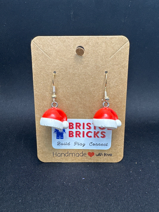 A055 - Santa Hat Earrings