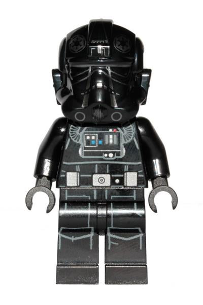 sw1138 - Imperial TIE Fighter Pilot, Light Nougat Head, Frown