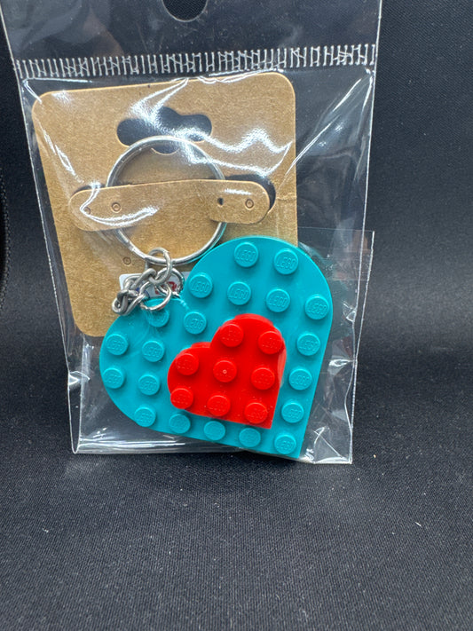 A118 - Large Heart Keychain
