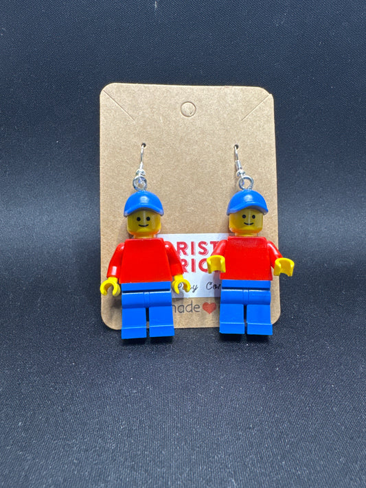 A196 - “Bob” minifigure Earrings