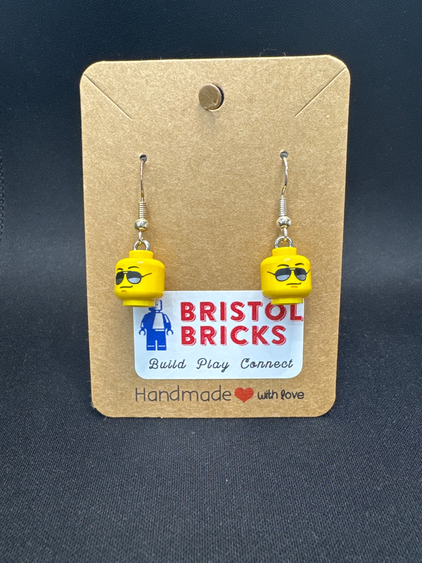 A076 - Minifig Head Earrings