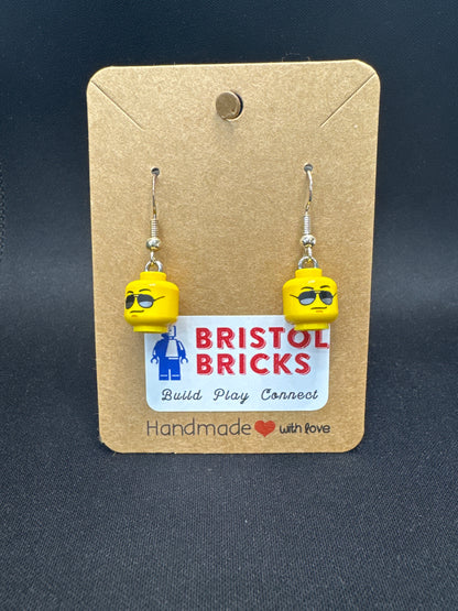 A076 - Minifig Head Earrings
