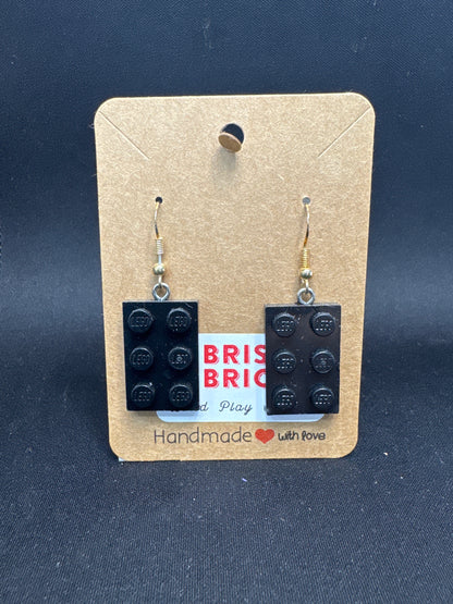 A111 - 2x3 Plate Earrings