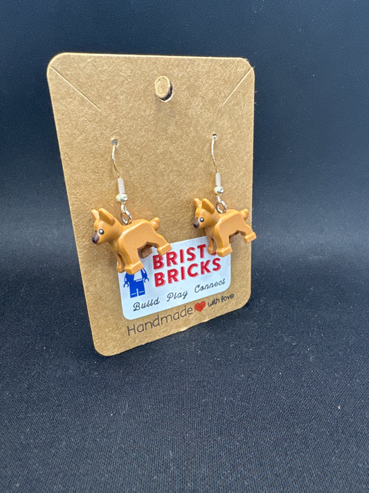 A153 - Small German Shepherd Earrings