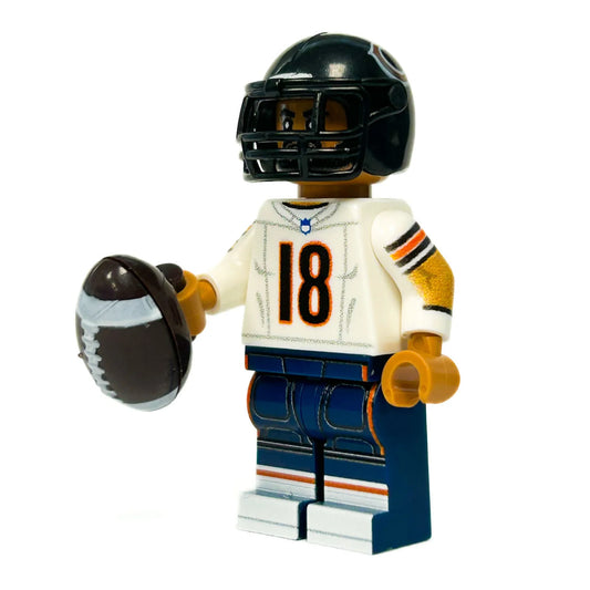 B3 - #18 WR Chicago Football Player Minifigure