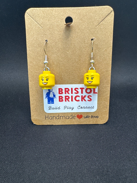 A076 - Minifig Head Earrings