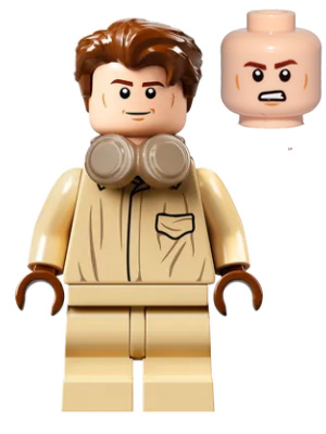 hp269 - Cedric Diggory - Coveralls, Headphones, Tan Medium Legs