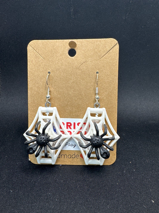 A161 - Small Spiderweb Earrings