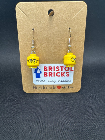 A076 - Minifig Head Earrings
