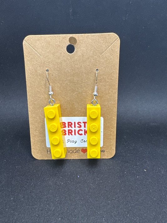 a105 - 1x4 Block Earrings