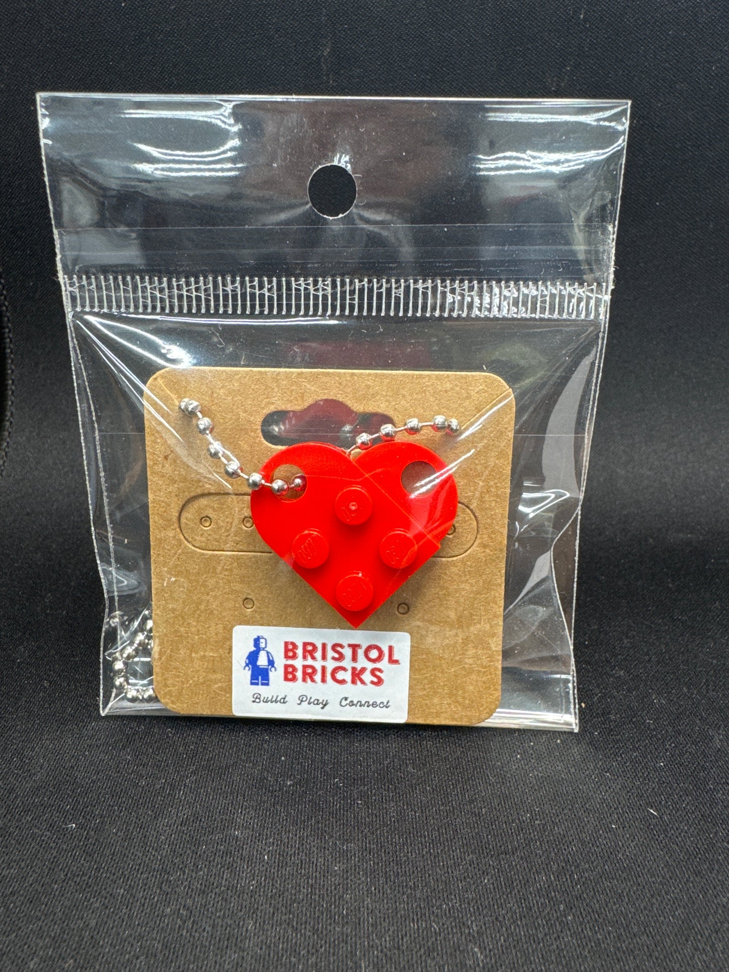 A031 - Lego Heart Necklace