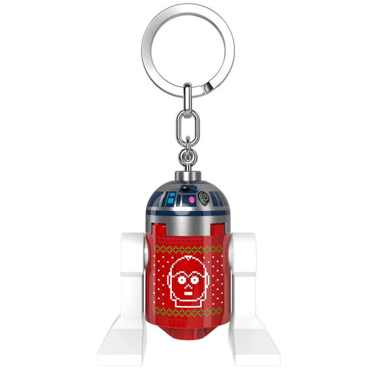 Merch038 - R2-D2 Ugly Sweater Keychain Light