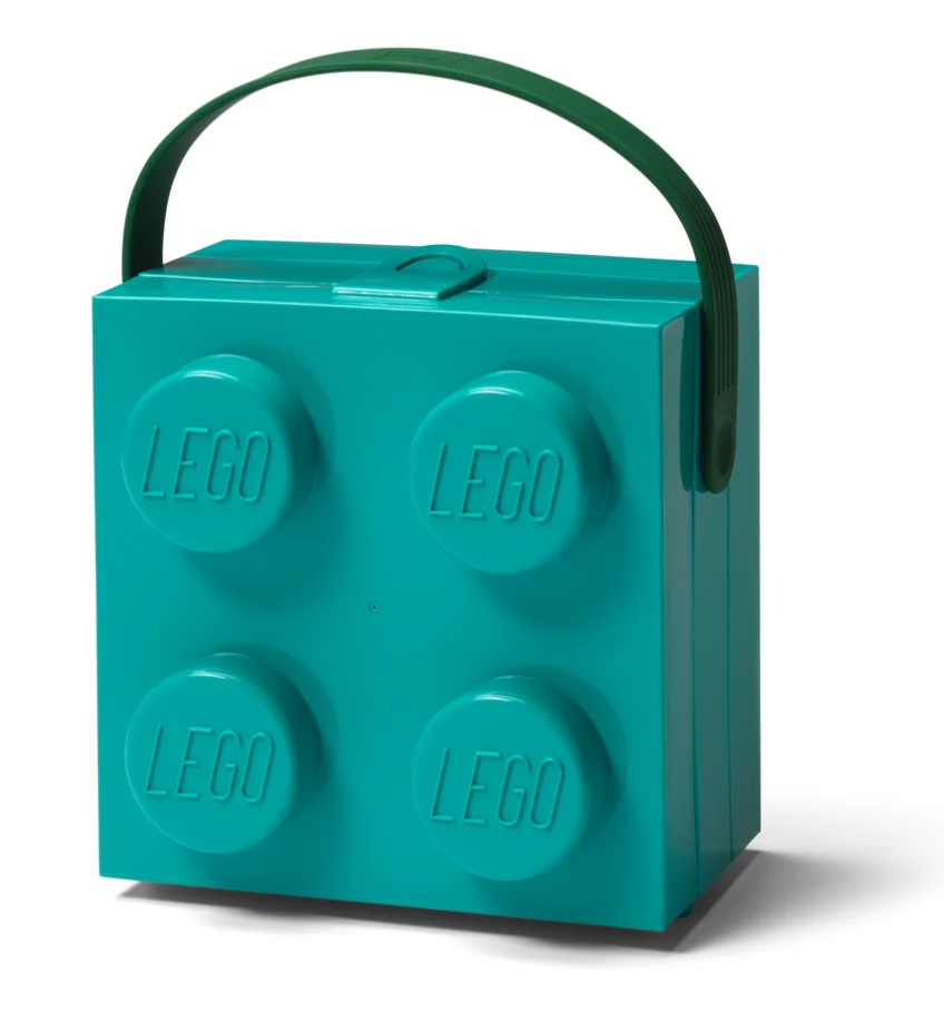 40243332 - LEGO Lunch Box with Handle - Green/Green