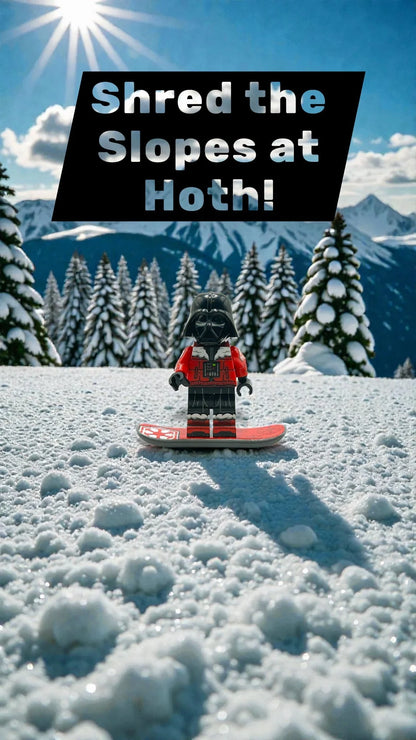 B3 - Snowboarding Vader Minifig