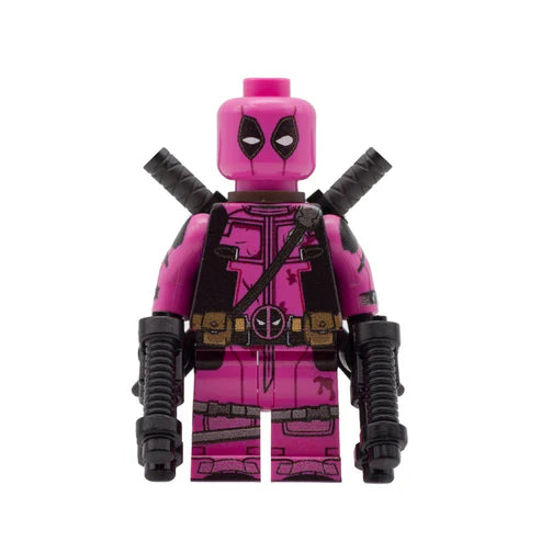 cpdp01 - Pink Movie Merc with a Mouth - Custom Design Minifigure