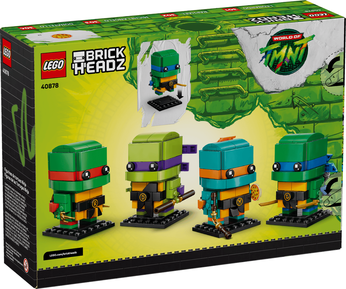 40878 - Brickheadz: Teenage Mutant Ninja Turtles Figures