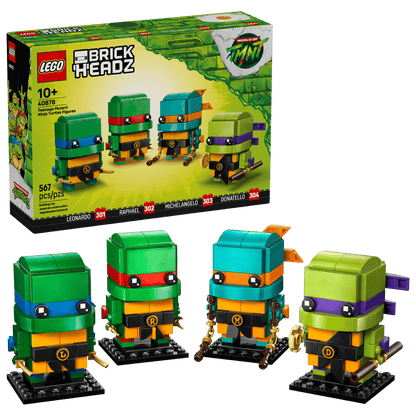 40878 - Brickheadz: Teenage Mutant Ninja Turtles Figures