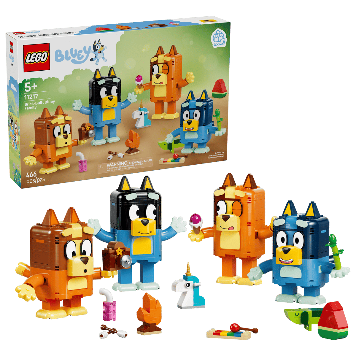 11217 - Brick-Built Bluey Family