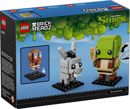40923 - BrickHeadz: Srek, Donkey & Gingy Figures