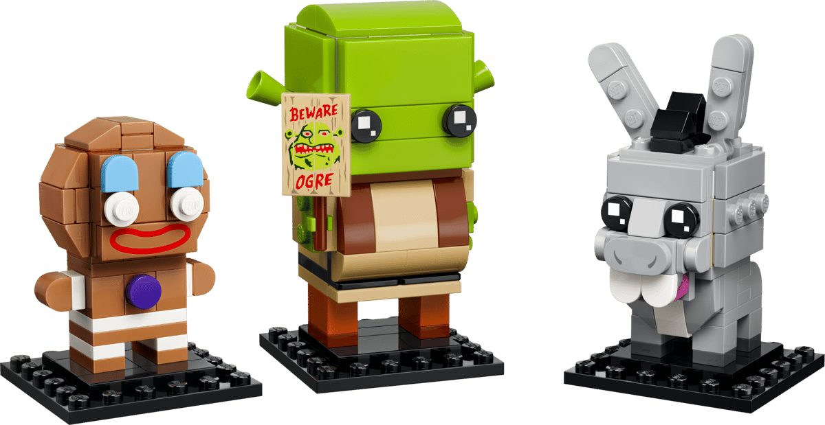 40923 - BrickHeadz: Srek, Donkey & Gingy Figures