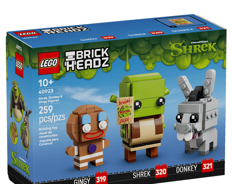 40923 - BrickHeadz: Srek, Donkey & Gingy Figures