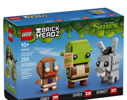 40923 - BrickHeadz: Srek, Donkey & Gingy Figures
