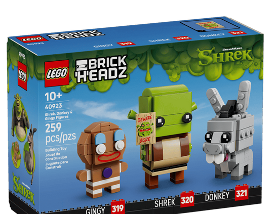 40923 - BrickHeadz: Srek, Donkey & Gingy Figures