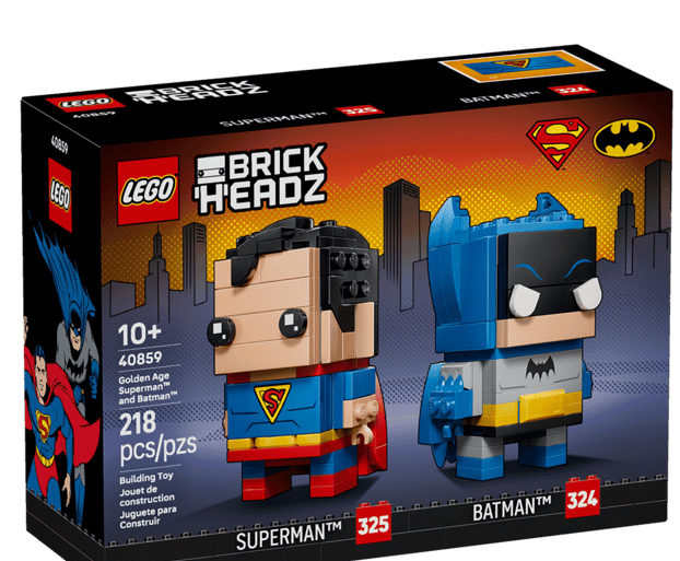40859 - Brickheadz: Golden Age Superman and Batman Figures