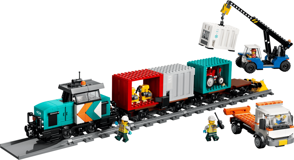 60509 - Harbor Freight Train with Crane & Truck