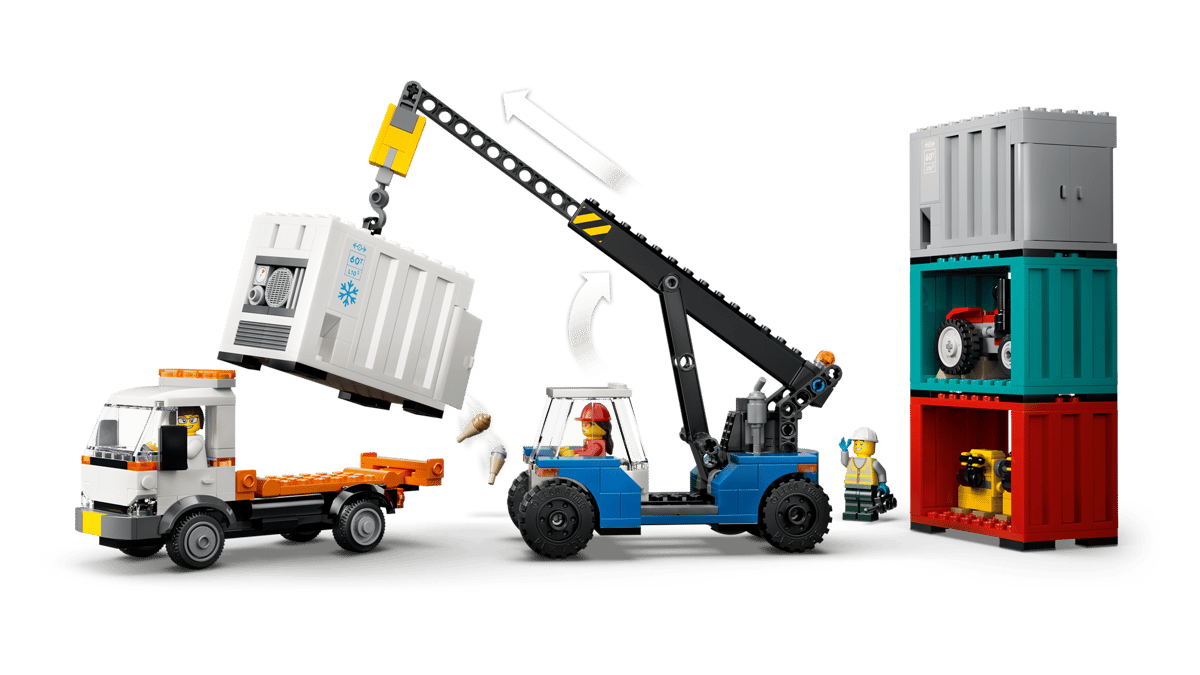 60509 - Harbor Freight Train with Crane & Truck