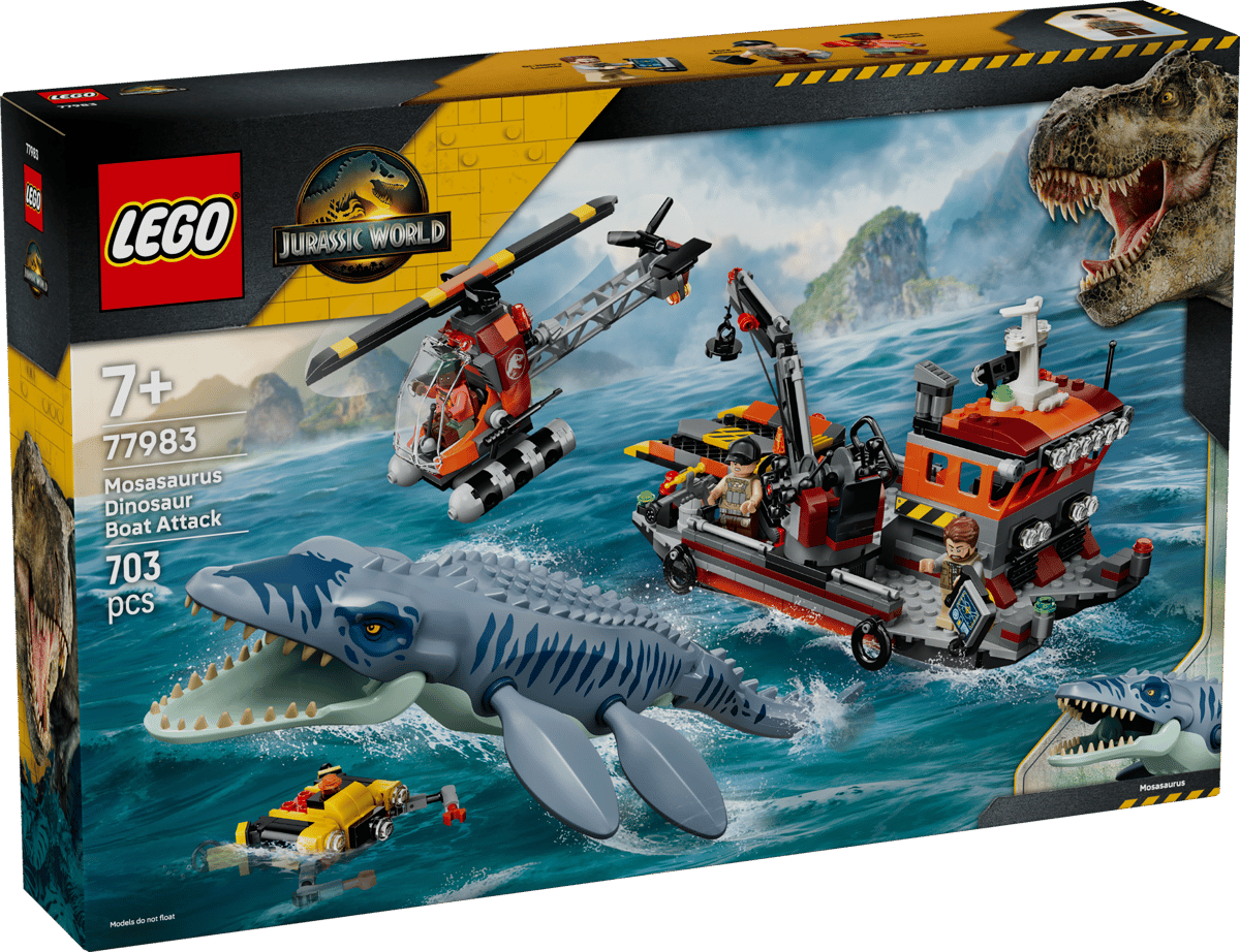 77983 - Mosasaurus Dinosaur Boat Attack
