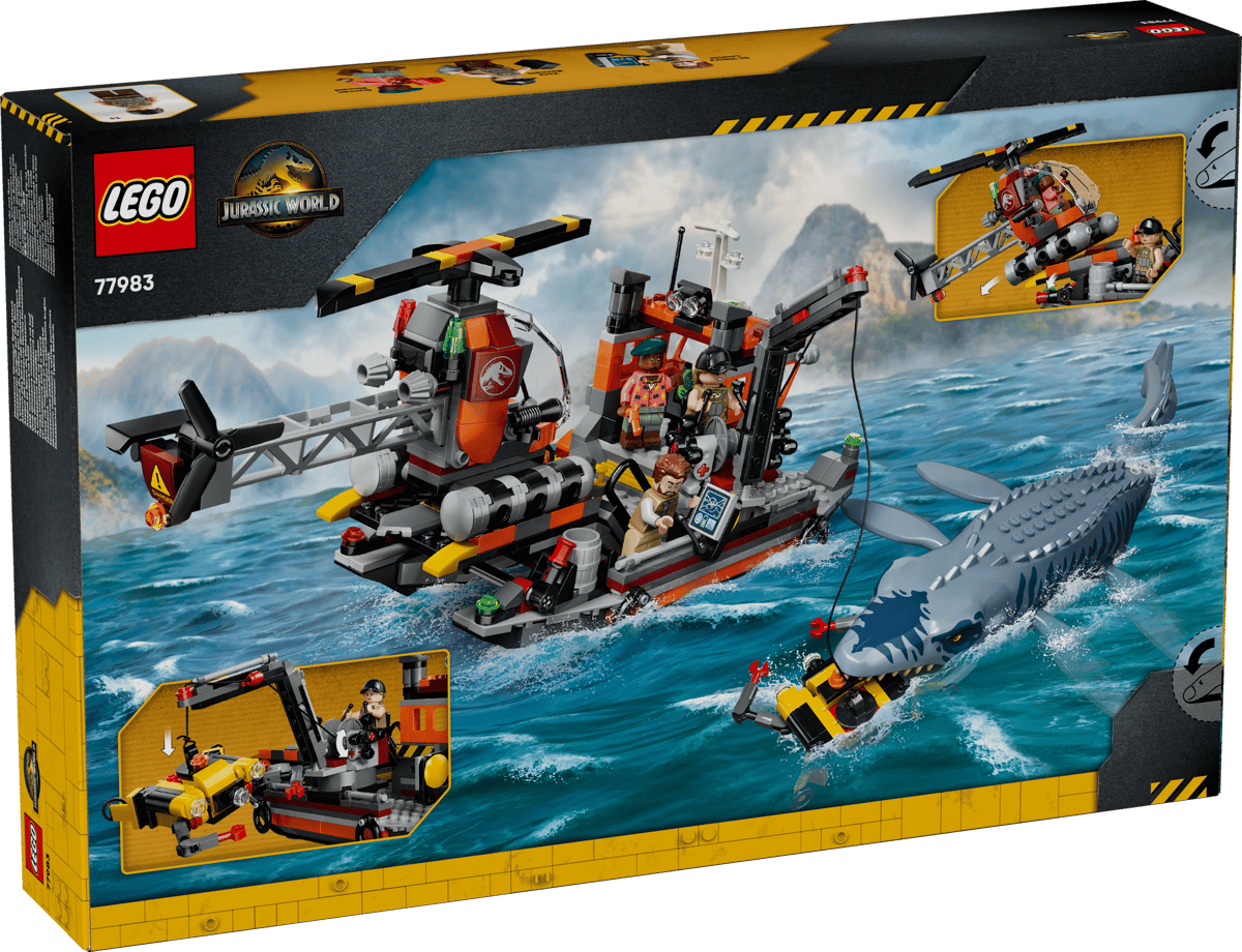 77983 - Mosasaurus Dinosaur Boat Attack