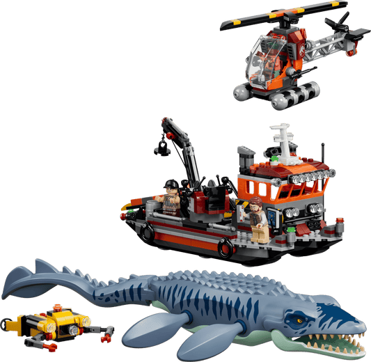 77983 - Mosasaurus Dinosaur Boat Attack