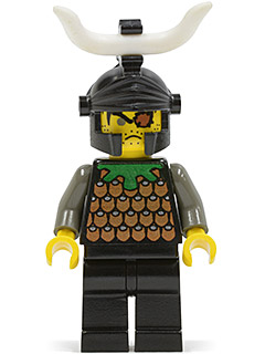 cas043 - Knights Kingdom I - Gilbert the Bad, Black Dragon Helmet, Horns