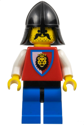 cas064 - Royal Knights - Knight 3, Black Neck-Protector