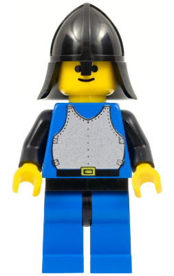 cas188 - Breastplate - Blue with Black Arms, Blue Legs with Black Hips, Black Neck-Protector