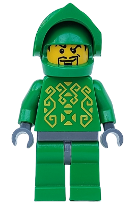 cas263 - Knights' Kingdom II - Rascus without Armor, Printed Torso