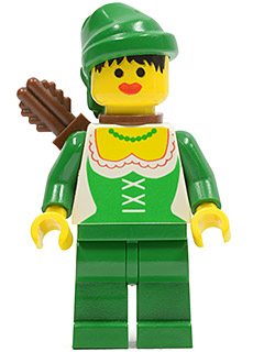 cas319 - Forestwoman - Original with Quiver