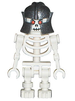 cas329 - Fantasy Era - Skeleton Warrior 3, White, Speckled Helmet