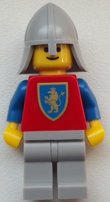 cas542 - Crusader Lion - Light Bluish Gray Legs, Light Bluish Gray Neck-Protector (Reissue)