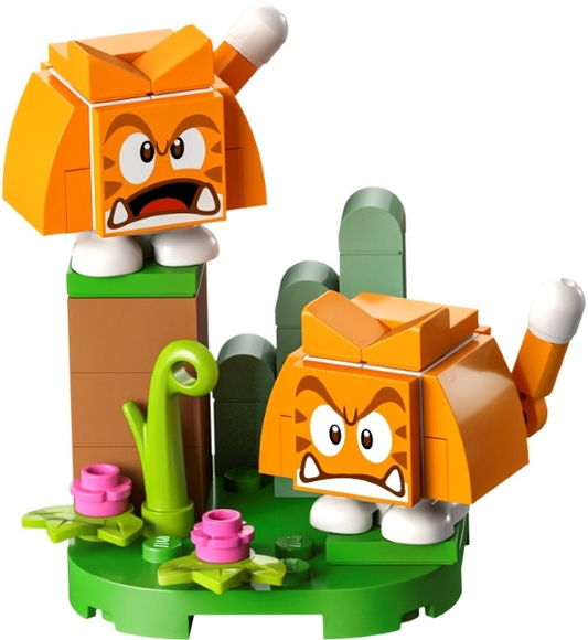 char06-08 - Cat Goombas, Super Mario, Series 6 (Complete Set)
