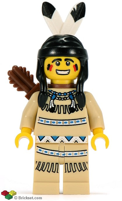 col001 - Tribal Hunter, Series 1 (Minifigure Only without Stand and Accessories)