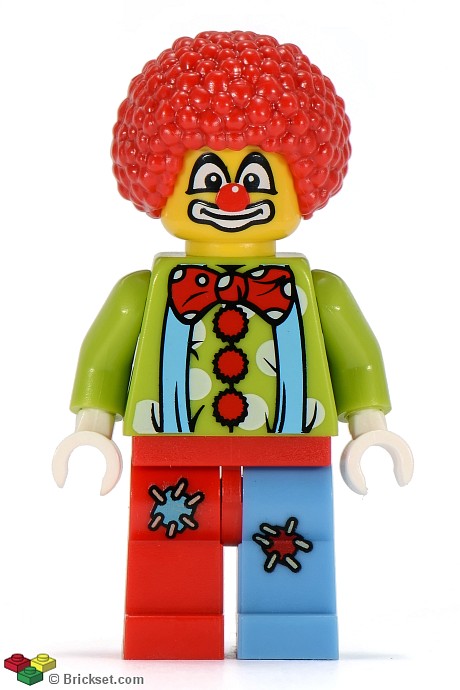 col004 - Circus Clown, Series 1 (Minifigure Only without Stand and Accessories)