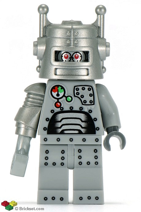 col007 - Robot, Series 1 (Minifigure Only without Stand and Accessories)